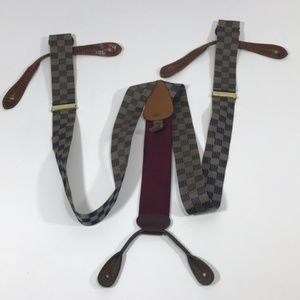 Men’s Trafalgar Suspenders Plaid Made in England